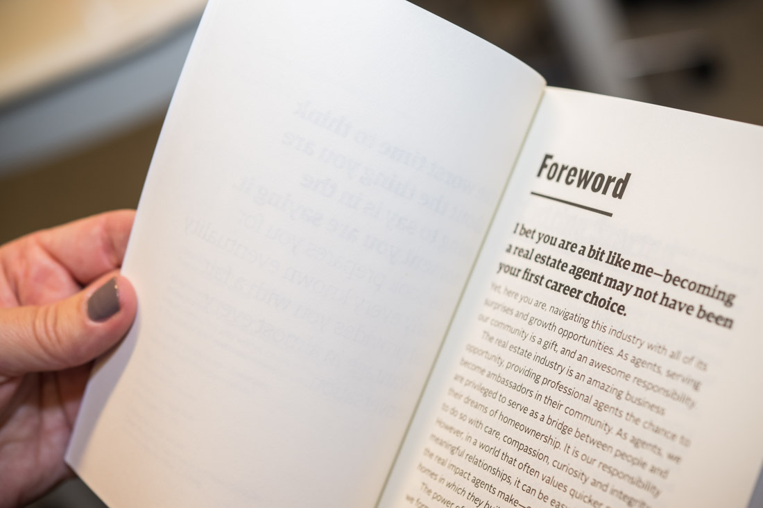Foreword page of the Exactly What to Say custom edition book
